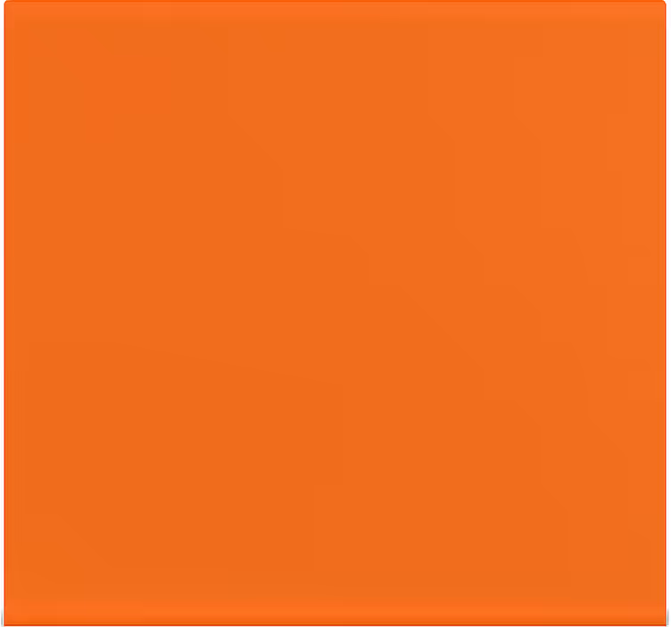 Cortina roller comedor monocromático naranja quemado - TenVinilo