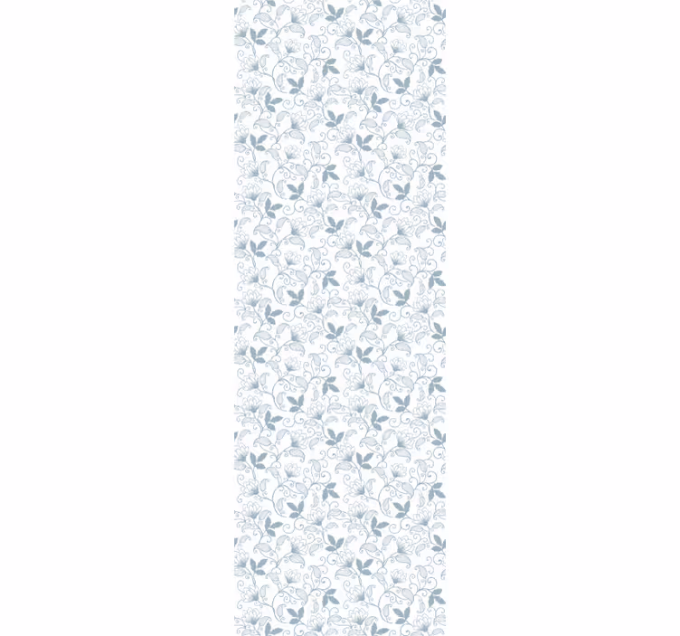 Cortina roller comedor estilo floral grandmillennial - TenVinilo
