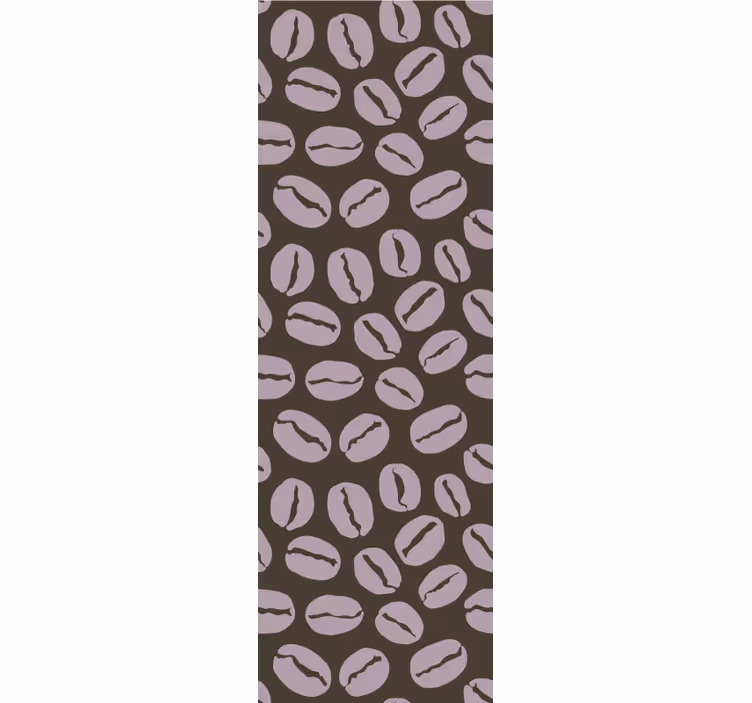 Cortina roller comedor hermosos granos de café - TenVinilo