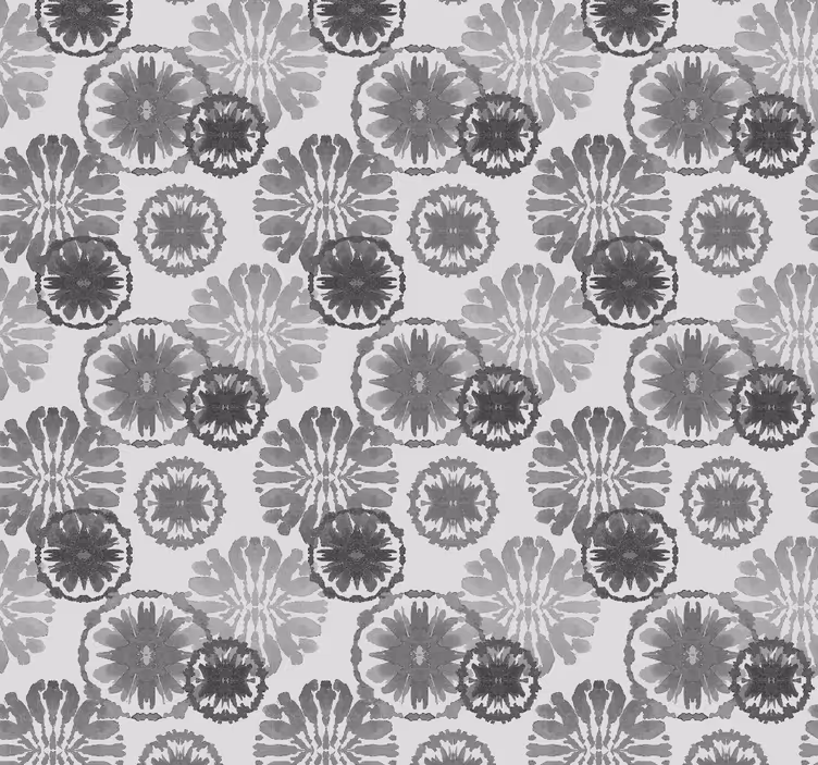 Cortina roller comedor ilusión en gris pintado - TenVinilo