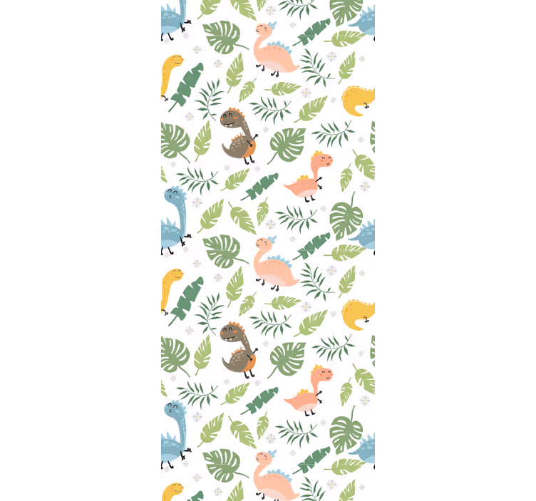 Cortina roller infantil colores pastel bosque - TenVinilo