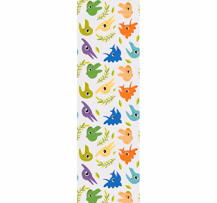 Cortina roller infantil juego retro dinosaurios - TenVinilo