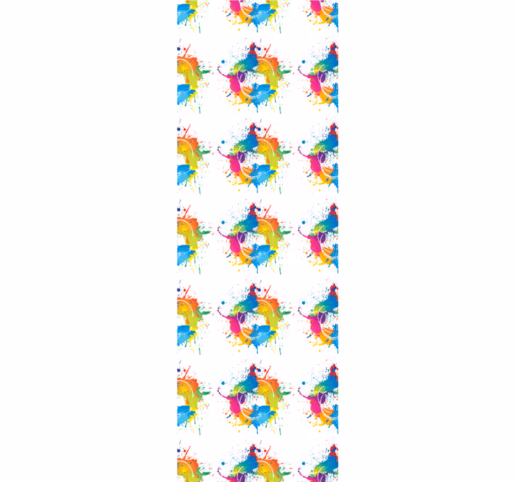 Cortina roller infantil fondo de color - TenVinilo