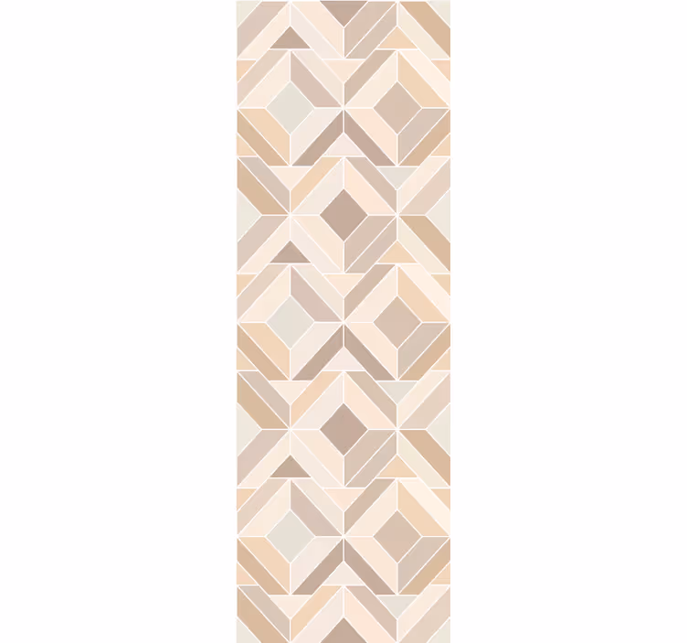 Cortina roller moderno patrón beige a rayas - TenVinilo