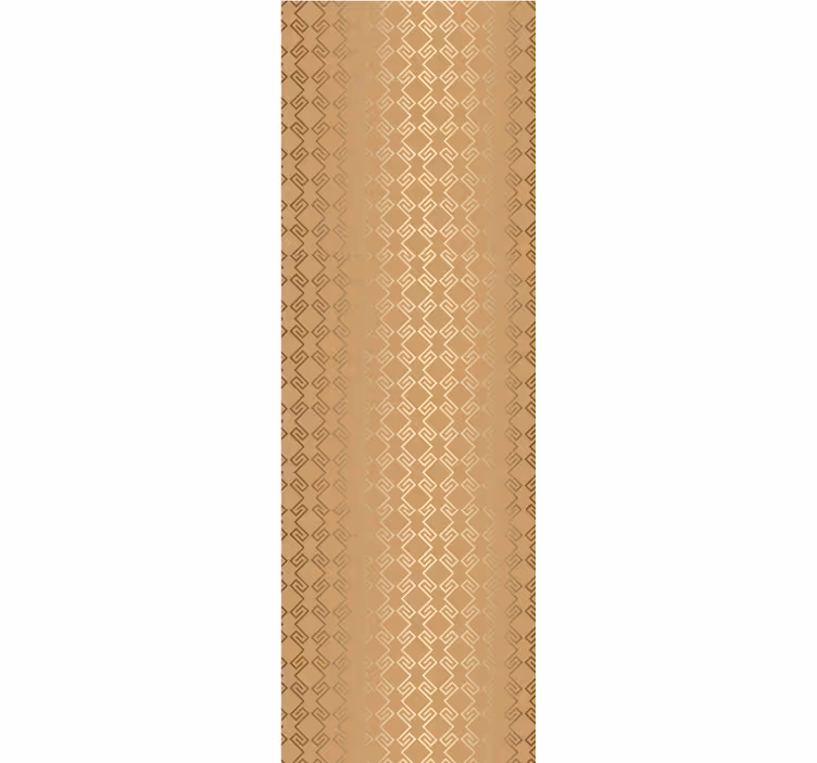 Cortina roller moderno estilo ecléctico columnas doradas - TenVinilo