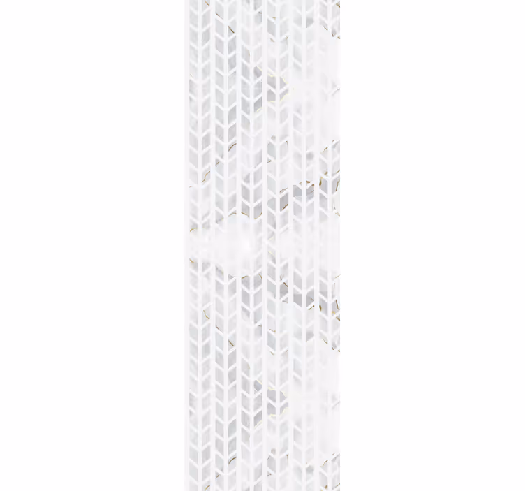 Cortina roller gris azulejos de mármol dorado pequeños - TenVinilo