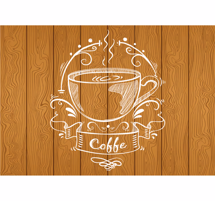 Cortina roller cocina paneles de madera café - TenVinilo