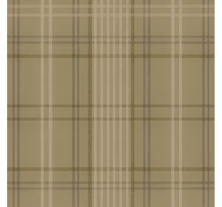 Cortina roller beige diseño gris oliva años 60 - TenVinilo