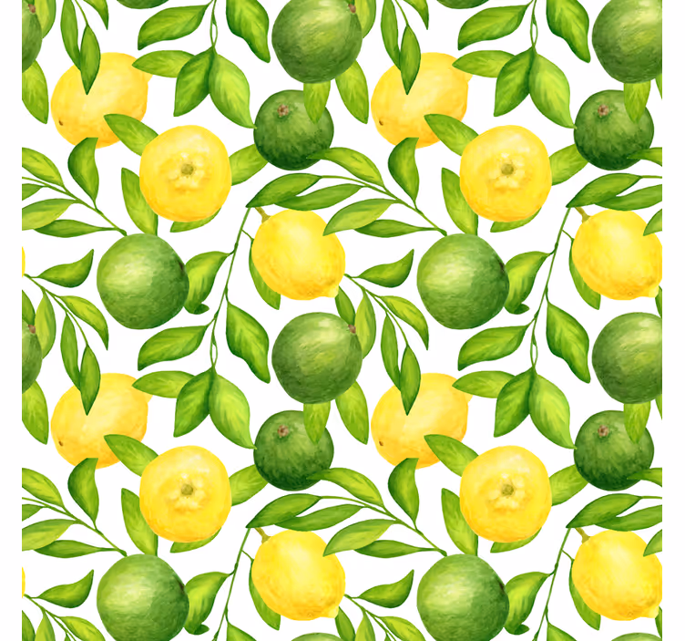 Cortina roller cocina limones y limas - TenVinilo