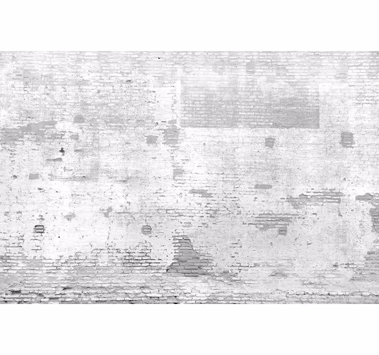 Cortina roller blanca pared blanca antigua - TenVinilo