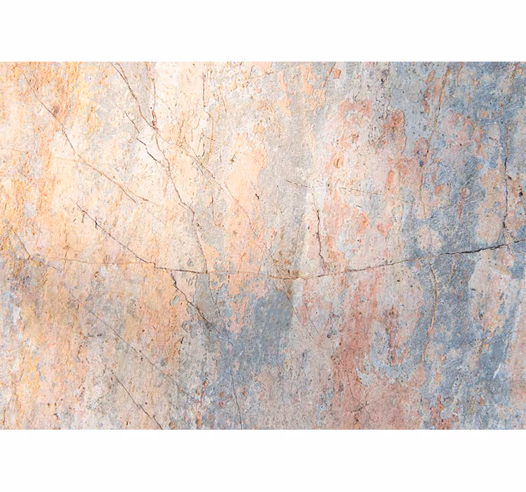 Cortina roller living comedor mural de mármol rosa original - TenVinilo