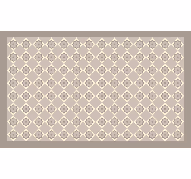Cortina roller beige azulejos cemento beige - TenVinilo