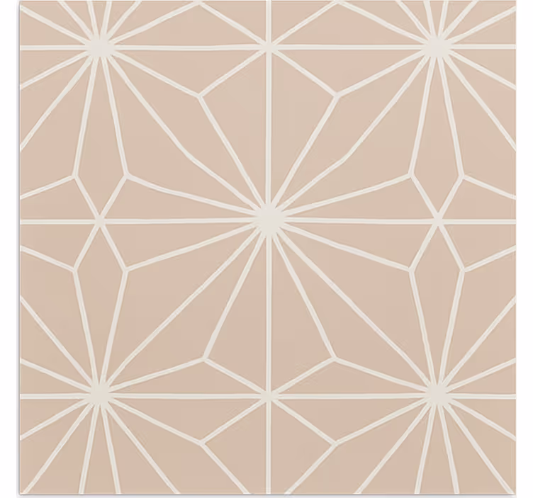 Cortina roller beige con estampado de estrellas beige - TenVinilo