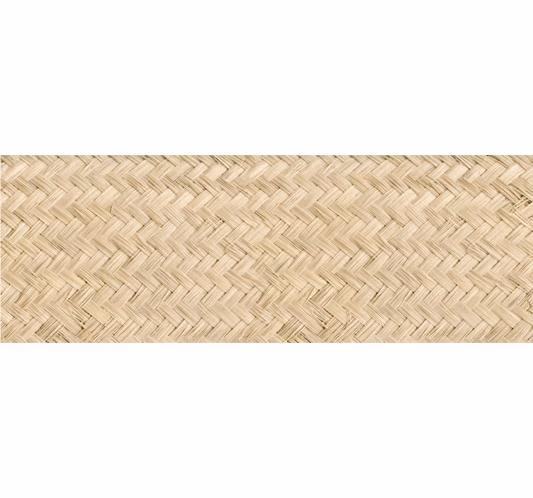 Cortina roller beige área de paja - TenVinilo