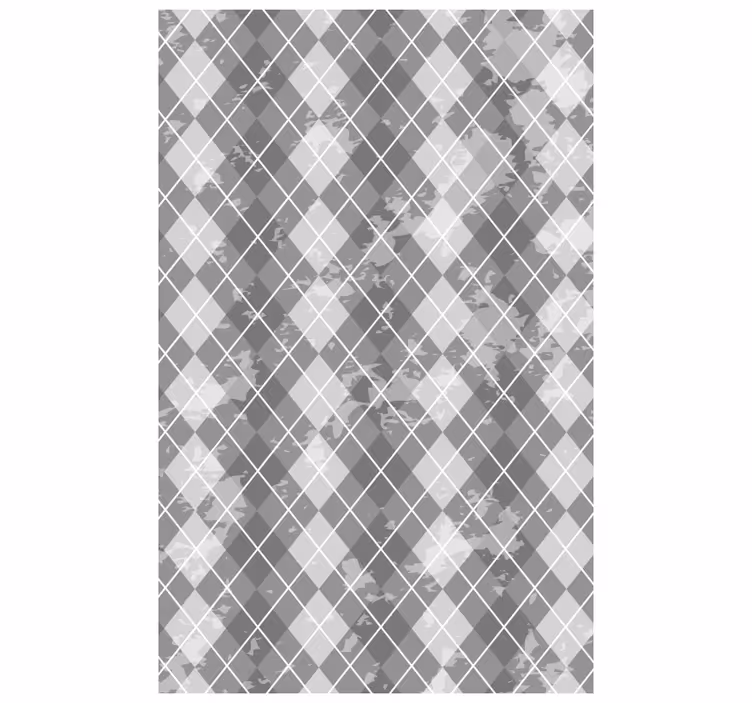 Cortina roller gris oscuro con líneas diagonales blancas - TenVinilo
