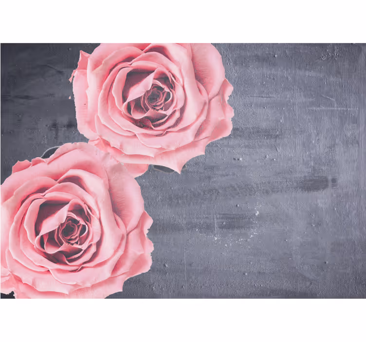 Cortina roller habitación diseño floral elegante femenino - TenVinilo