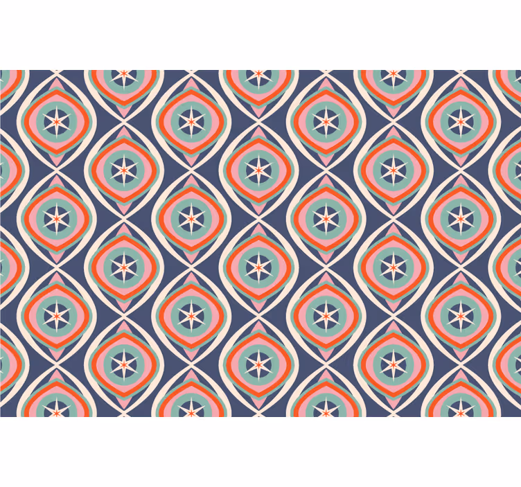 Cortina roller habitación efecto mosaico 70 - TenVinilo