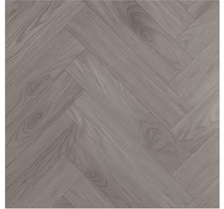 Cortina roller living comedor patrón espiga taupe - TenVinilo