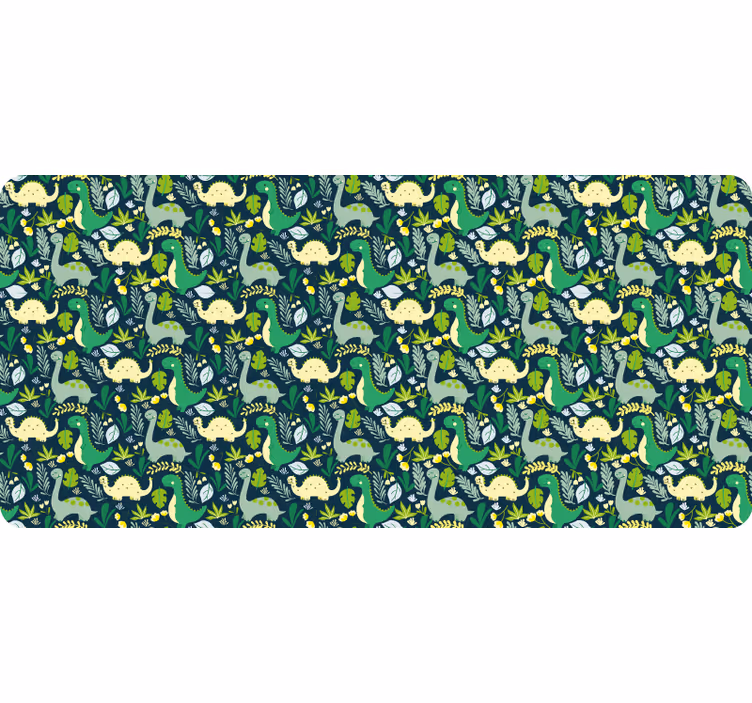 Cortina roller infantil dinosaurios dibujados a mano - TenVinilo