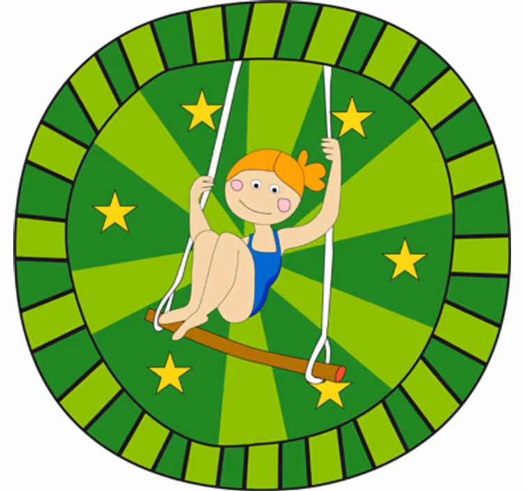 Cortina roller infantil berta en el circo - TenVinilo