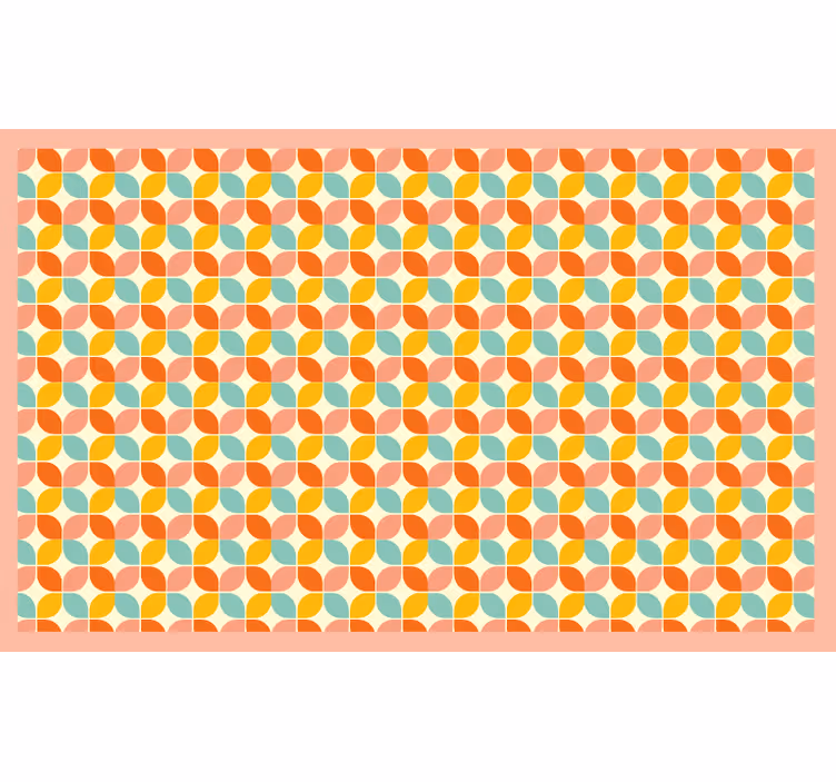 Cortina roller habitación cuadros multicolor - TenVinilo