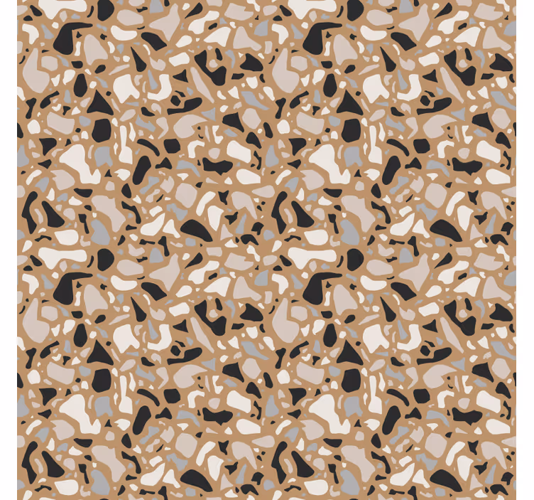 Cortina roller beige terracota marrón clásico - TenVinilo
