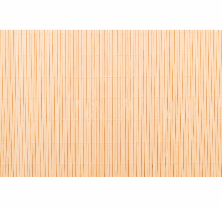 Cortina roller beige patrón bambú - TenVinilo