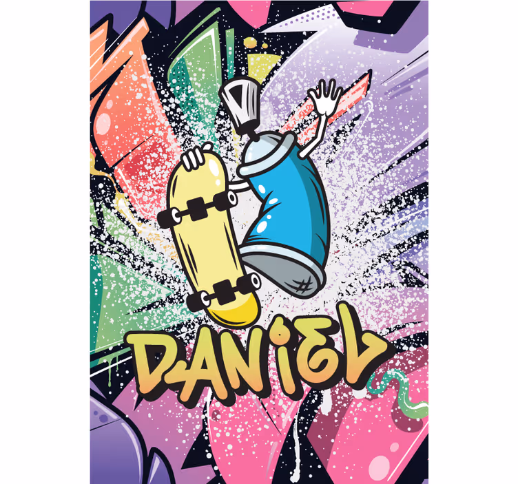 Cortina roller juvenil póster personalizado graffiti - TenVinilo