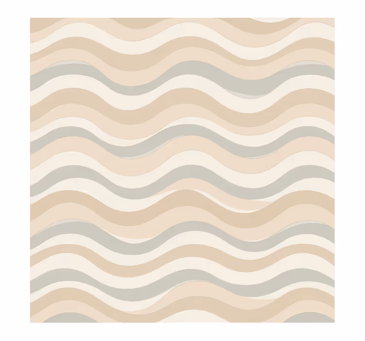 Cortina roller habitación matrimonio ondas acogedoras 150 - TenVinilo