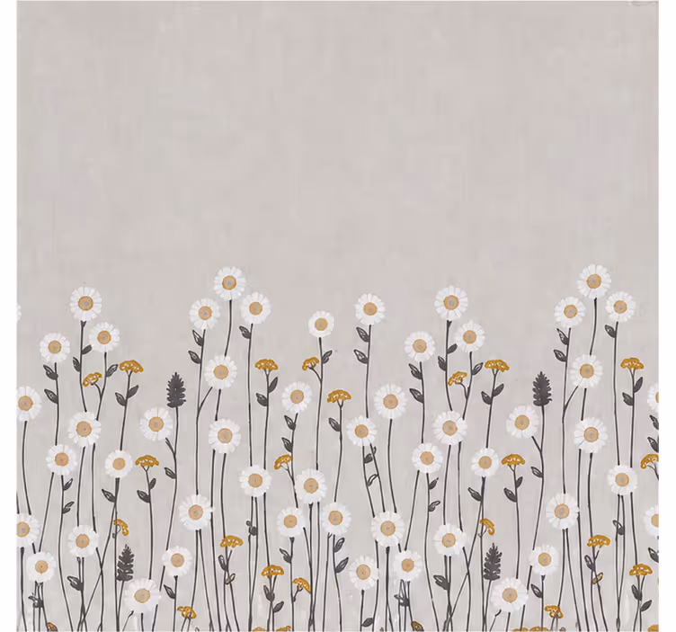 Cortina roller floral blackout scandi - TenVinilo