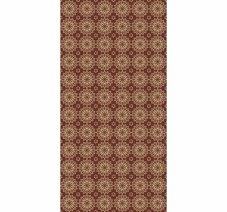 Cortina roller textura pantalla con motivos geométricos - TenVinilo