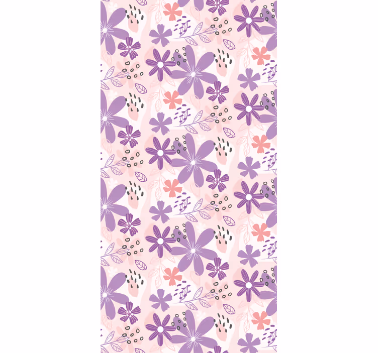 Cortina roller mariposas cascada floral mariposa - TenVinilo