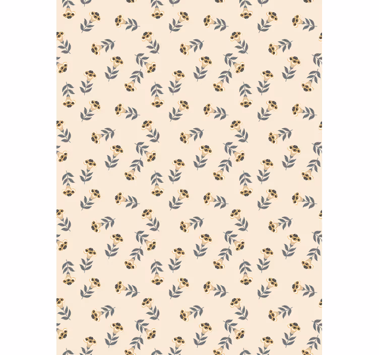 Estor floral Esmalte bastante delicado - TenVinilo