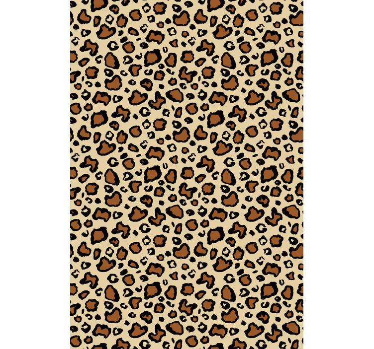 Cortina roller animales patrón de manchas de leopardo - TenVinilo