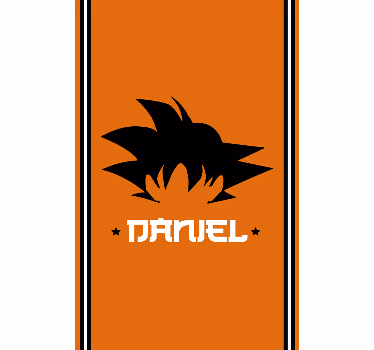 Estor de superhéroes goku personalizable - TenVinilo