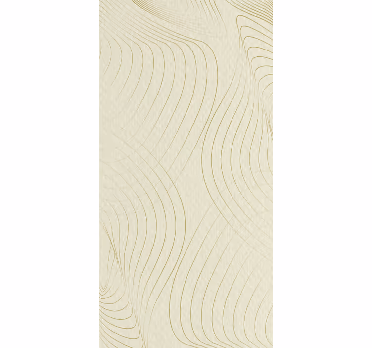 Cortina roller living comedor patrones de ondas sutiles - TenVinilo