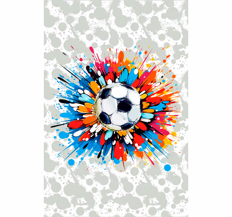 Cortina roller fútbol explosión - TenVinilo