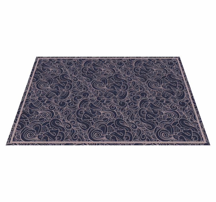 Mantel individual paisley abstracto - TenVinilo