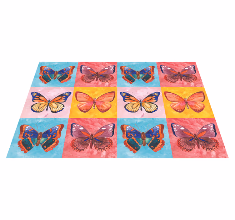 Individual mesa original emblema de mariposa viva - TenVinilo
