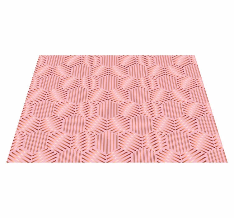Individual de mesa patrón disposición geométrica - TenVinilo