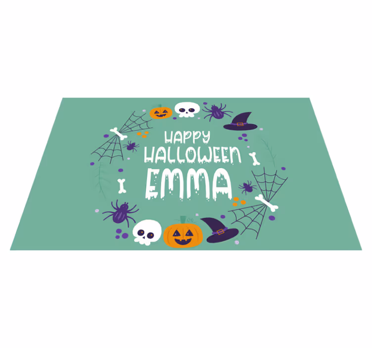 Individual de mesa halloween diseño temático de halloween - TenVinilo