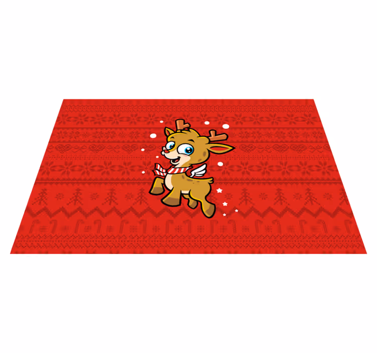 Individual de mesa navideño renito lindo - TenVinilo