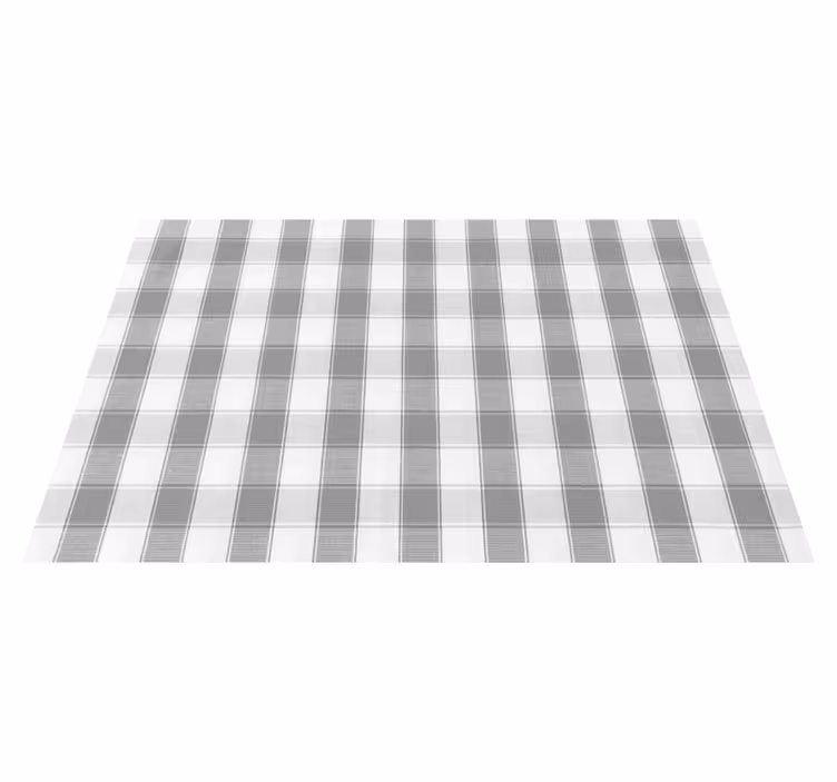 Individual de mesa patrón a cuadros clásico - TenVinilo
