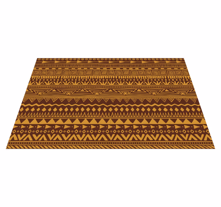 Individual de mesa patrón geométrico tribal - TenVinilo