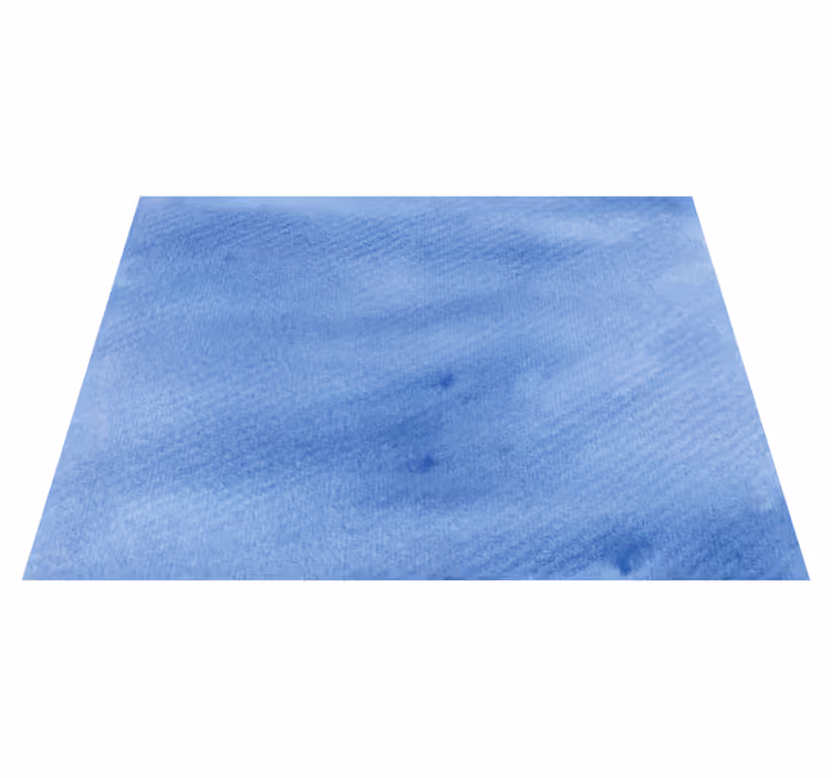 Individual de mesa patrón superficie azul lisa - TenVinilo