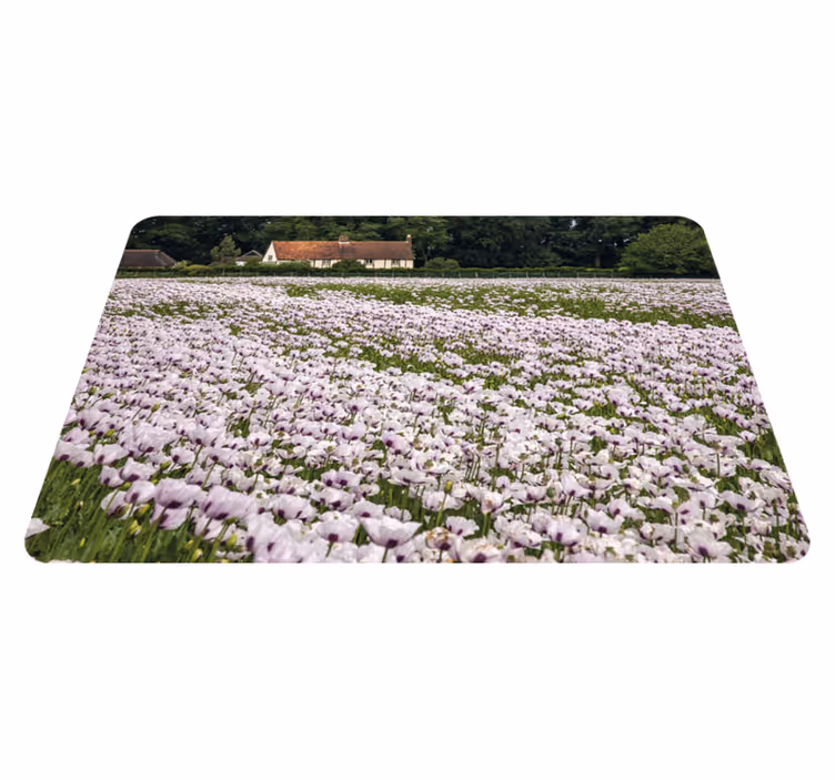 Individual mesa original campo de flores de lavanda - TenVinilo