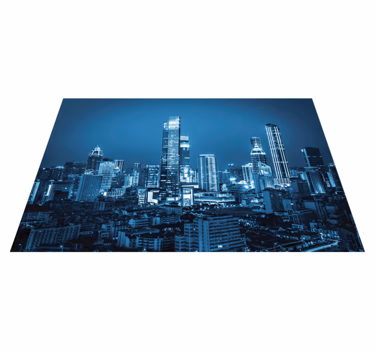 Mantel individual moderno Vista de diferentes ciudades - TenVinilo