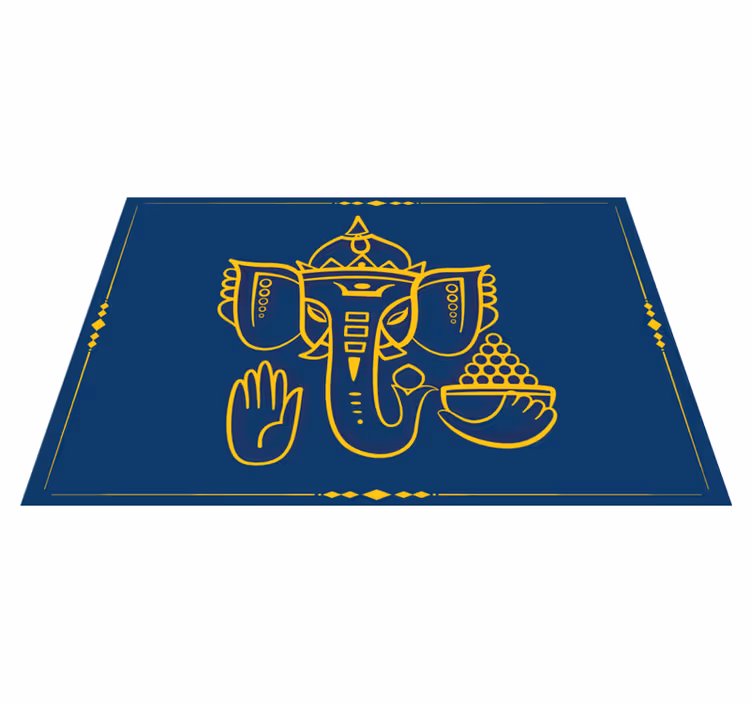 Individual mesa original motivo ganesha tradicional - TenVinilo