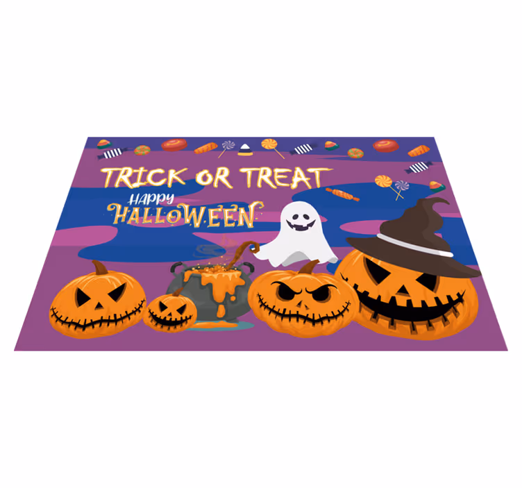 Individual de mesa halloween mesa de dulces - TenVinilo