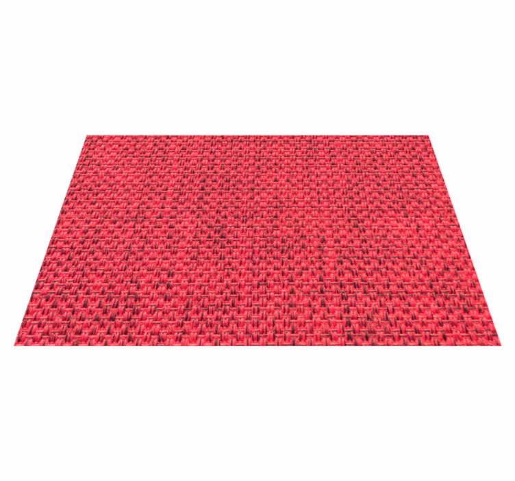 Individual de mesa patrón alfombra roja texturizada - TenVinilo